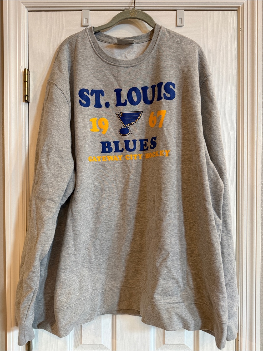 Fanatics St Louis Blues Crewneck Sweatshirt NHL 4XL